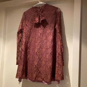 Elkin silence dress in rose